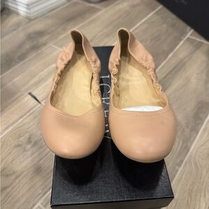 J. Crew Nude Ballet Flats